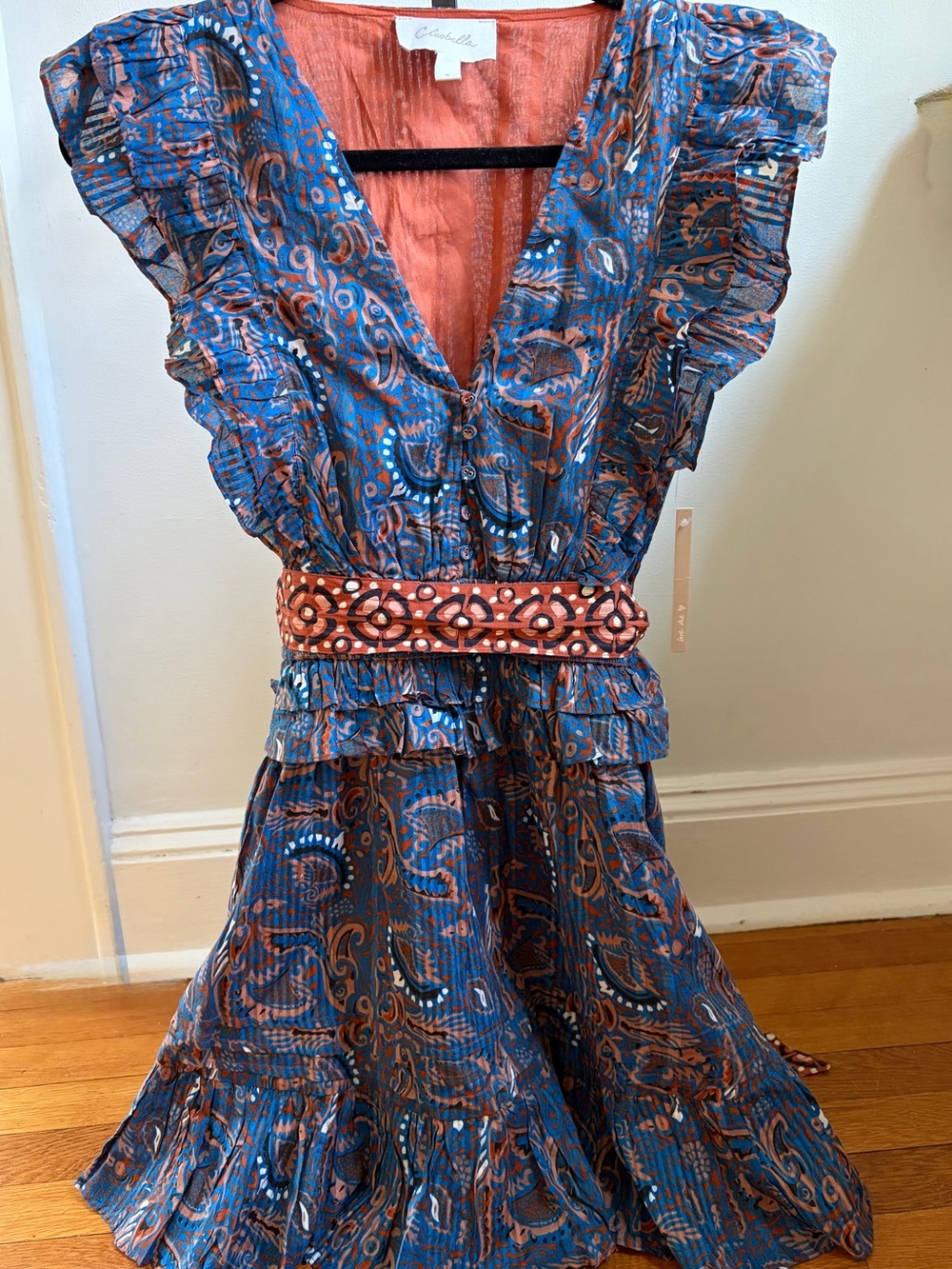 NWT Cleobella Elara Mini Dress, Size Small